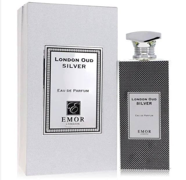 Emor London Oud Silver Perfume Spray EDP 125ml/ 4.2 oz For Unisex