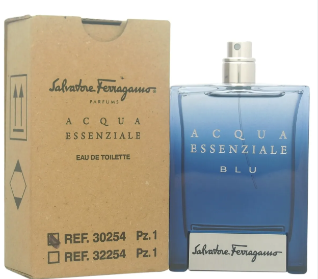 Acqua Essenziale Blu by Salvatore Ferragamo EDT Spray 100ml/3.4Oz Men*TESTER*