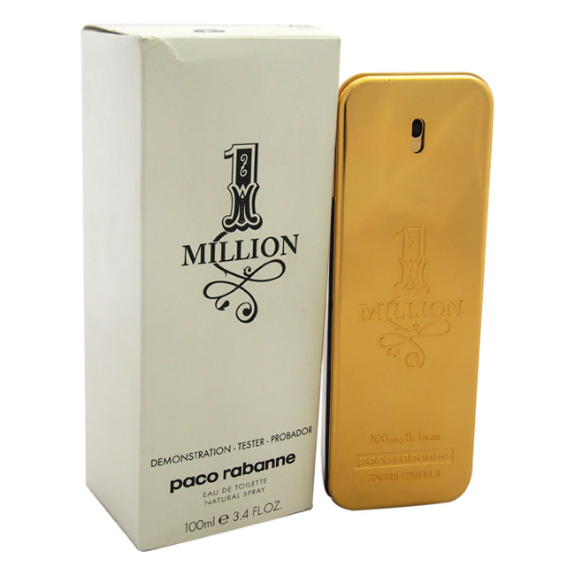 Paco Rabanne 1 Million EDT for Men 3.4oz Tester Box