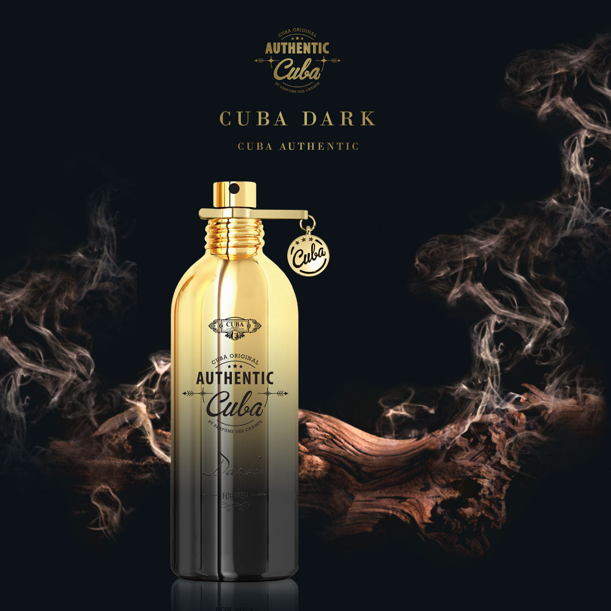 Cuba Authentic Dark for Men 3.3oz/100ml EDP *Smells like Creed Royal Oud*