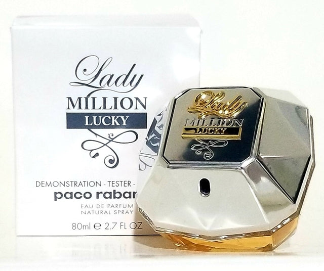Open Box Sale Paco Rabanne Lady Million Lucky Edition EDP 80ML Tester w/cap