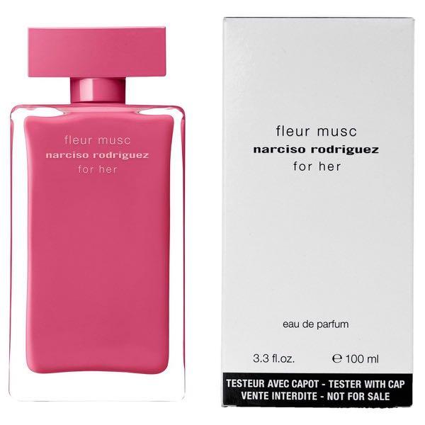 Narciso Rodriguez Fleur Musc 3.3 Oz. Eau de Parfum for Women Tester w/cap