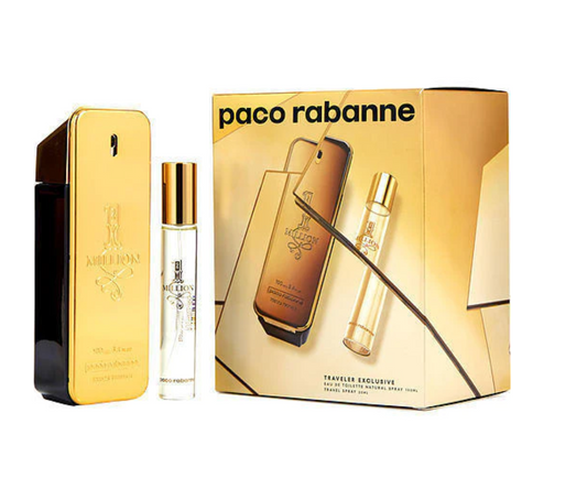 Paco Rabanne 1 Million for Men Gifts Set 3.4oz EDT & .67oz EDT