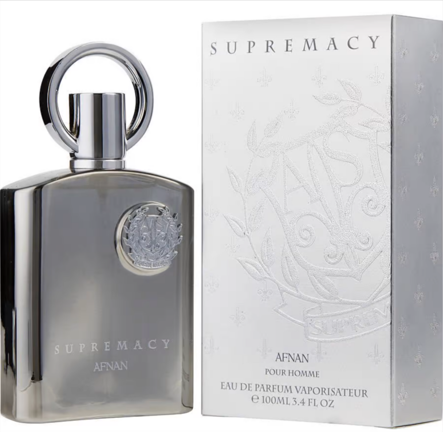 Afnan Supremacy Silver EDP 100ml Unisex *Smells like Aventus*