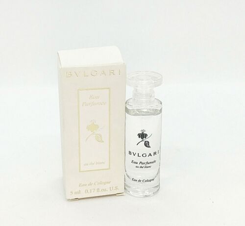 Bvlgari Eau Parfumee Au the Blanc EDC Mini .17oz/5ml w/box Unisex *Discontinued* *Add-on*