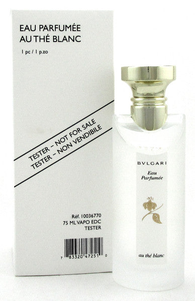 Bvlgari Eau Parumee Au the Blanc 2.5oz/75ml EDC Tester w/cap *Discontinued* Unisex