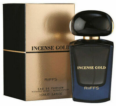 Open Box Sale Riiffs Incense Gold 3.4oz/100ml EDP Unisex Regular Box *Smells like Incense Gold Ermenegildo Zegna*