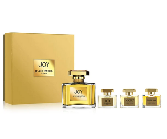 Jean Patou Joy Gift Set for Women (Includes 75ml EDP Joy, 5ml EDP Sublime/Joy/1000) *Discontinued* *Hard to find item*