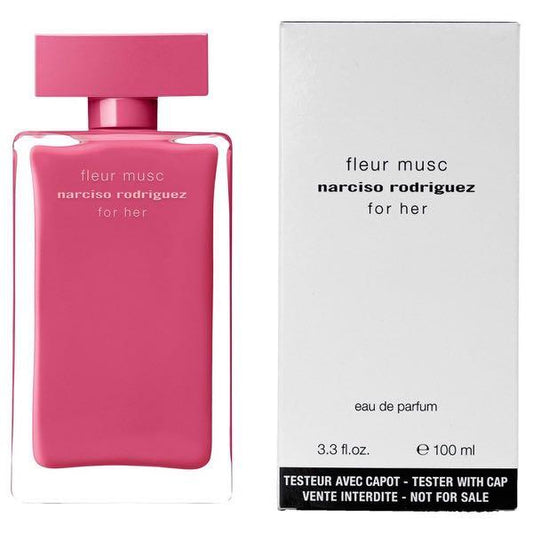 Narciso Rodriguez Fleur Musc 3.3 Oz. Eau de Parfum for Women Tester w/cap