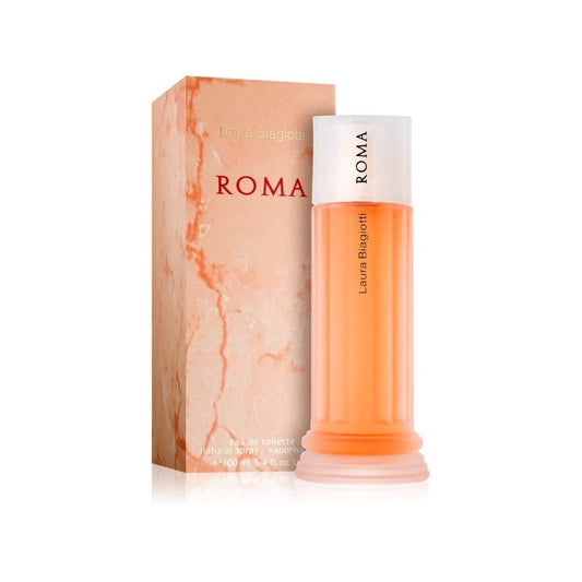 Laura Biagiotti Roma 3.4oz/100ml EDT for Women Regular Box *Discontinued*