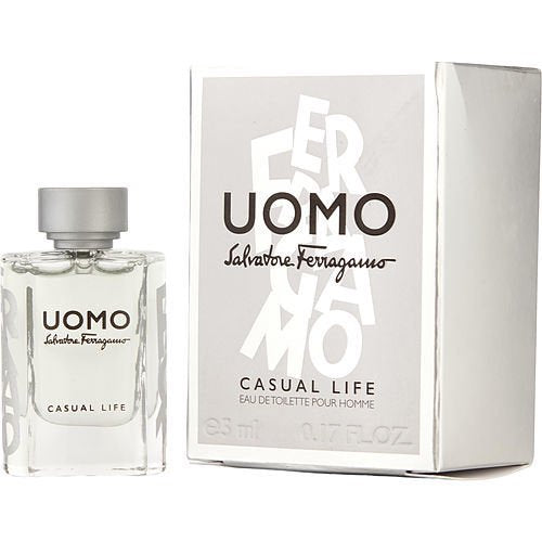 Salvatore Ferragamo UOMO Casual Life 5ml EDT Miniature for Men *Add-on*